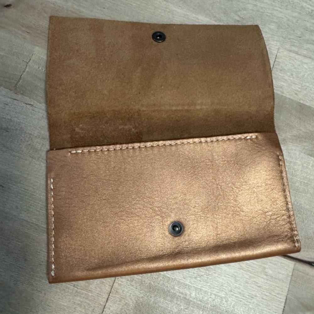 Portland Leather Copper metallic Ranchers Wallet - Picture 6 of 12